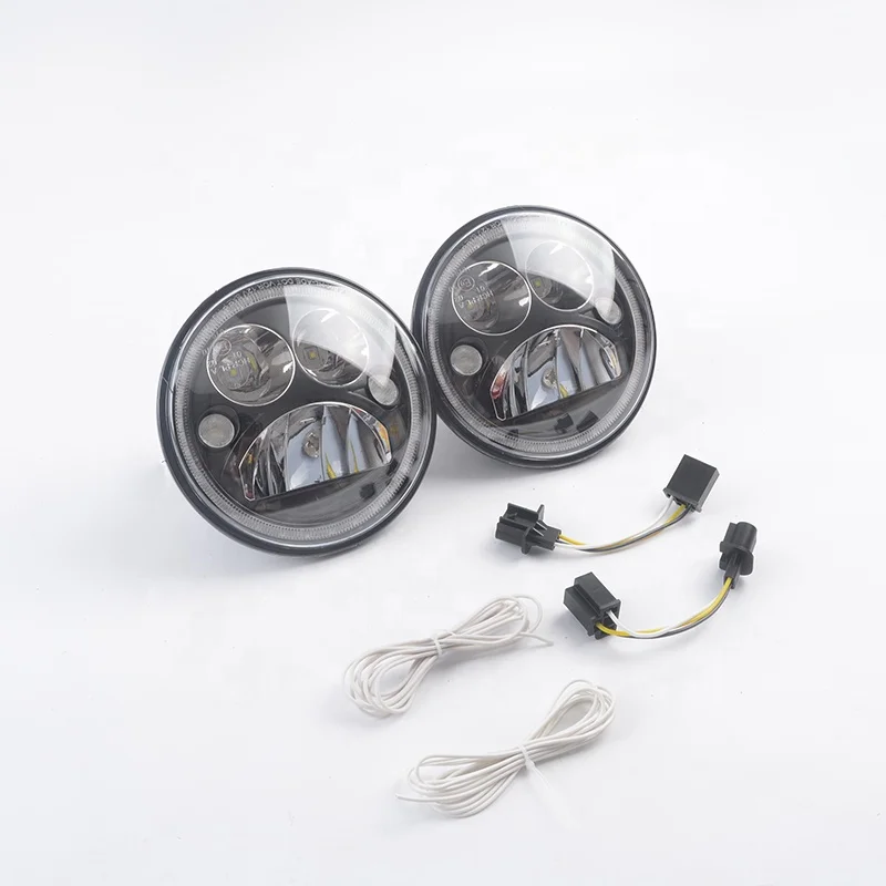 7 بوصة السيارات دراجة نارية سيارة جولة Led المصباح ل J-e-e-p رانجلر JK 2007-الطرق الوعرة أجزاء