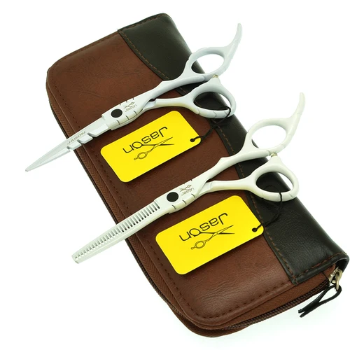 Imagen 1 del producto Jason-Tijeras de corte de pelo de acero japonés para peluquero, suministros de corte de pelo, 5,5/6 pulgadas, A0066D