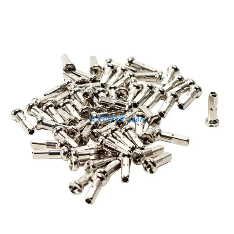 

G6DE 36Pcs Light Weight Bicycles Spoke Caps Wheel Spoke Nipples Decoration 14G Spoke Nipples End Tips Mountain Bike Part