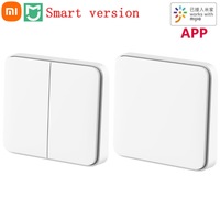 Original Xiaomi Mijia Smart Switch Wall Switch Single/Double Open Dual Control Switch 2 Modes Switch For Lamp Lights Switch