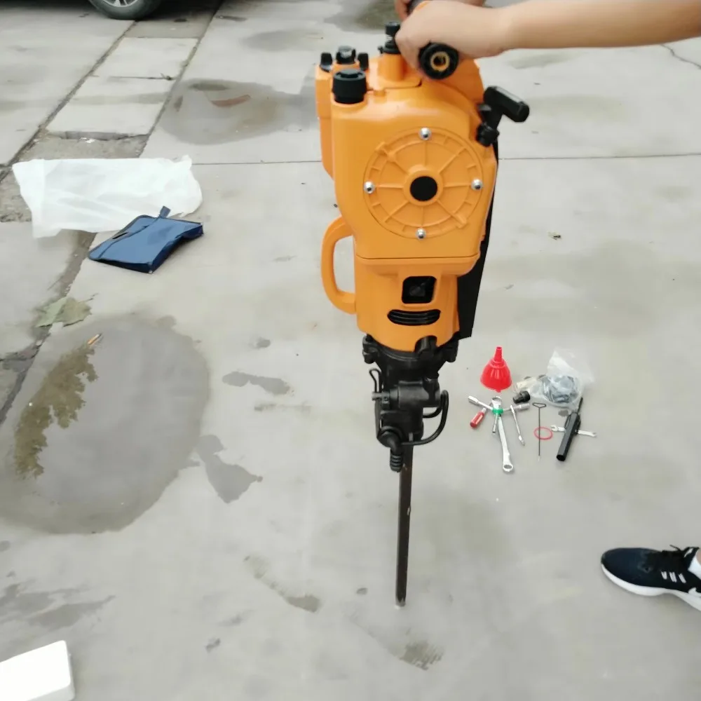 YN27C الاحتراق الداخلي حفر الصخور كسارة الحفر الصخري حفر الأسمنت الخرساني حفر الصخور