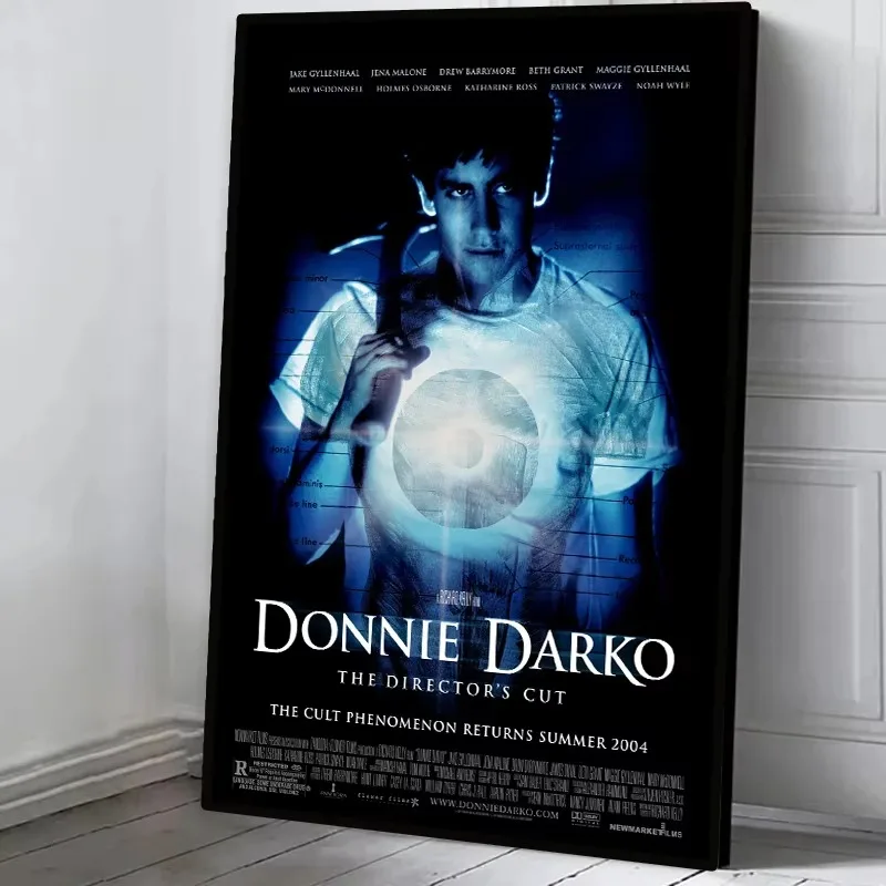 Classic Horror Film Donnie Darko Poster Terrifier Minimalist Canvas Printed Movie Picture Wall Art for Living Room Home Decor