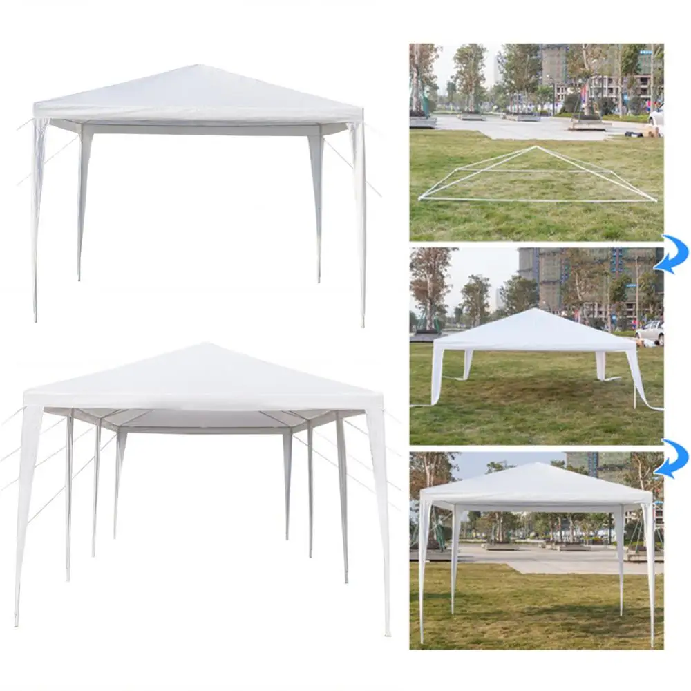 

3x3/9m Outdoor Canopy Awning Tent Without Sidewall White Garden Gazebos UV Protection Party Tents Waterproof Pavilion Cater Tent