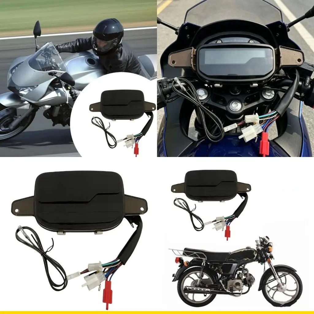 

SZCH High Resolution LCD Motorcycle Speed Gauge Waterproof Instrument for Bike Y110 SS110 F1ZR Accurate Speed Tracking