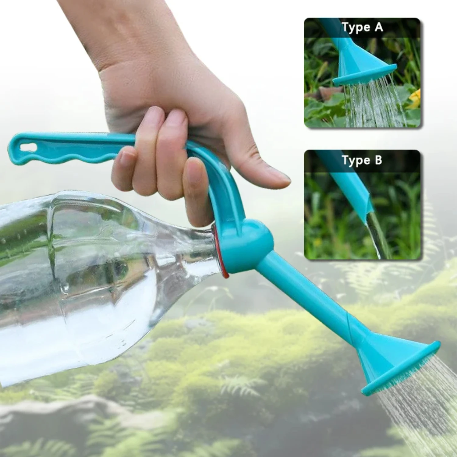 Suitable Long-mouthed Beverage Bottle Sprinkler Nozzle for Gardening - A Convenient Watering Kettle for Vegetables, Flowers, and