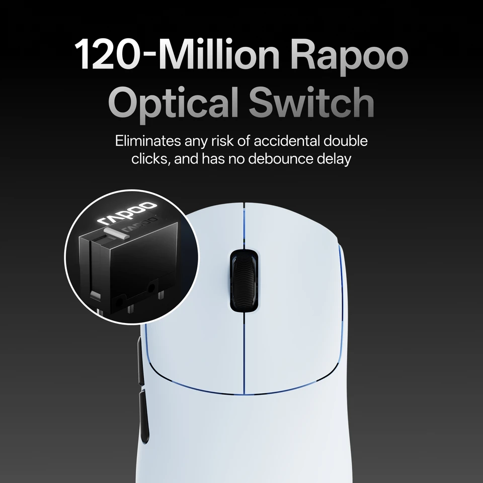 Rapoo VT0 Air MAX ワイヤレスゲーミングマウス 真の 8K ワイヤレス