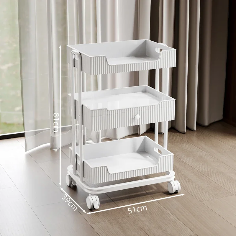 

Minimalism Italian Rolling Cart Modern Luxury Storage Shelf Medical Salon Trolley Utility Salon Furniture Carrinho Multiuso
