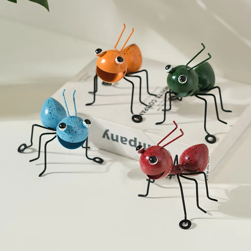 

Iron Ant Garden Courtyard Ornament Outdoor Animal Lawn Decoration Ant Art Metal Sculpture Decoration Wall Hanging Decoration