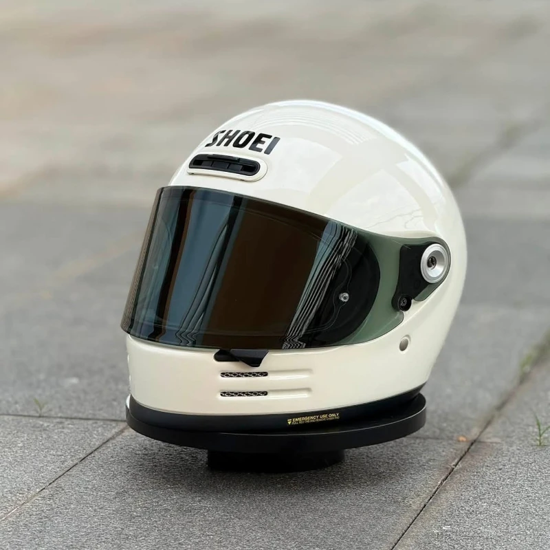 Shoei Glamster 06 Off-white Retro Cruise Latte Free Climbing Motorycle Helmet Moto Retro Helmet Motorbike Riding Motocross Fu