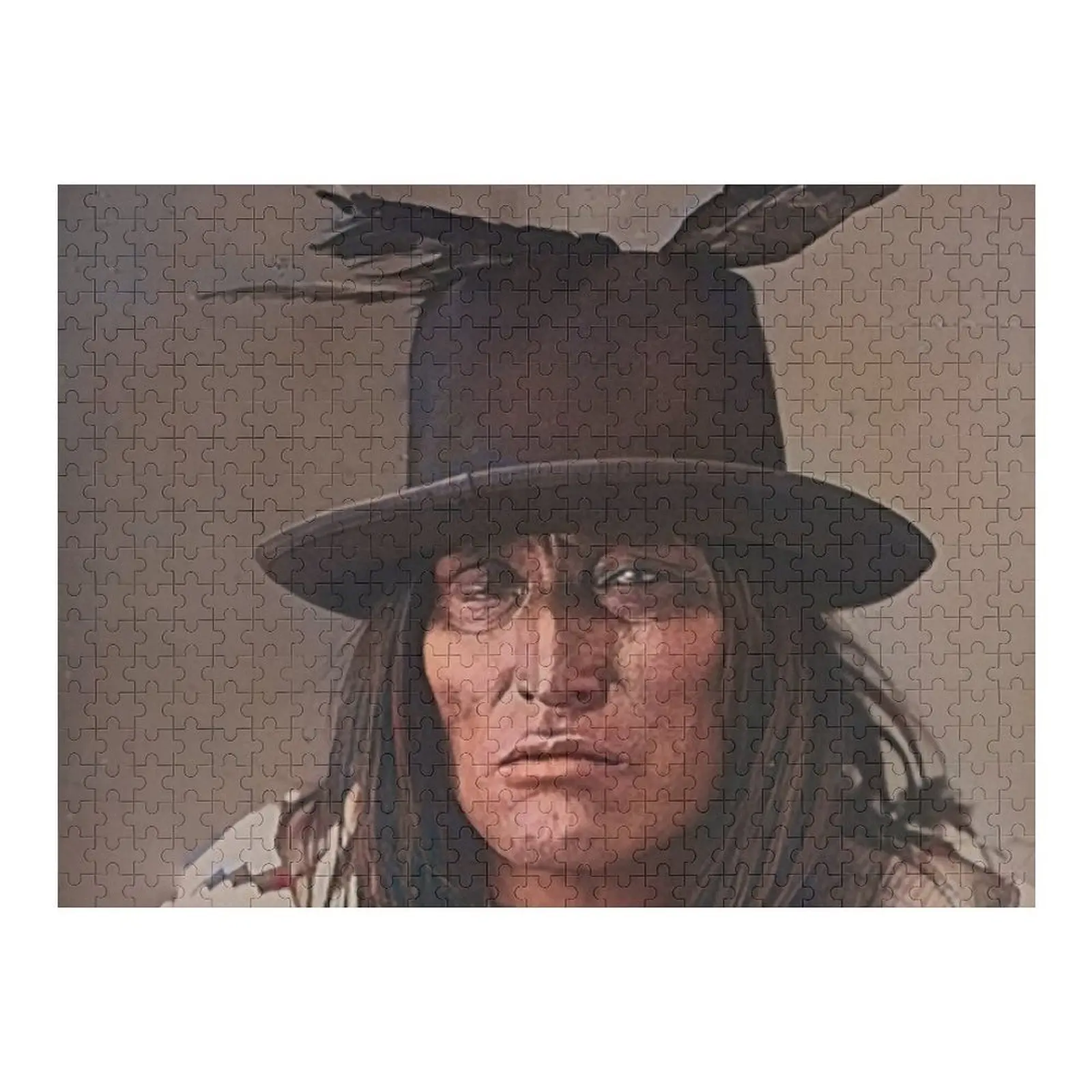 

Chief Bull Head Jigsaw Puzzle Custom Child Wooden Name Personalized Photo Gift Personalized Gifts Puzzle