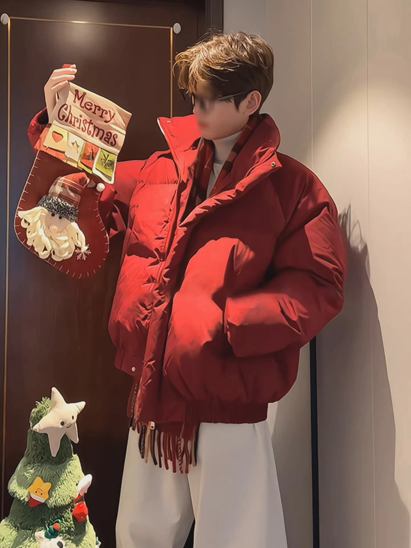 

Красная утепленная хлопковая куртка-бомбер для мужчин, зимняя теплая повседневная куртка на молнии, однотонная