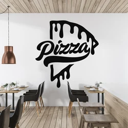 Pizza Wall Decal Pizzeria Decor Pizza Wall Sticker Food Lover Wall Decor Vinyl Letter Window Decor Sticker Pizza Decal A638