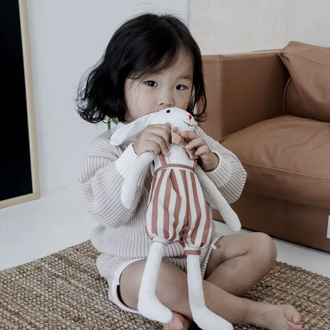 オリジナル小さなウサギの人形生地シミュレーション動物快適人形子供の赤ちゃんのおもちゃ誕生日ギフト