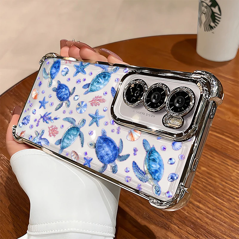 Phone Cases Vivo - Blue Series Turtle Phone Case For