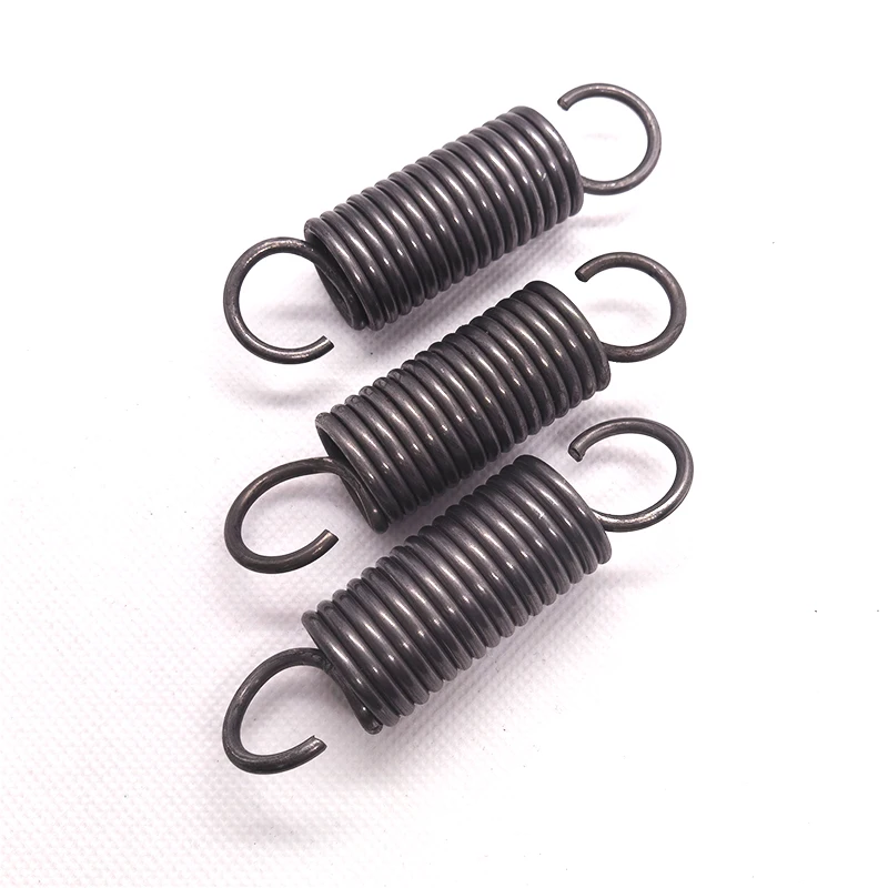 65Mn Wire Diameter 2.5mm Outer Diameter 20mm Tension Spring Opening Draw Spring Strong S Hook Tension Spring