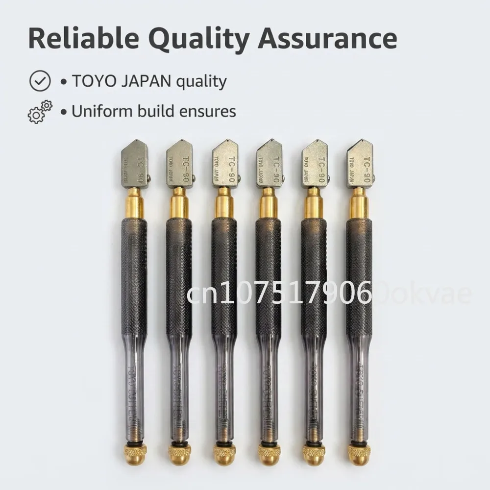 1Pcs/6Pcs Professional Glass Cutter Tool TC-90 Tungsten Carbide Blade for Precise Tile Cutting and Crafting