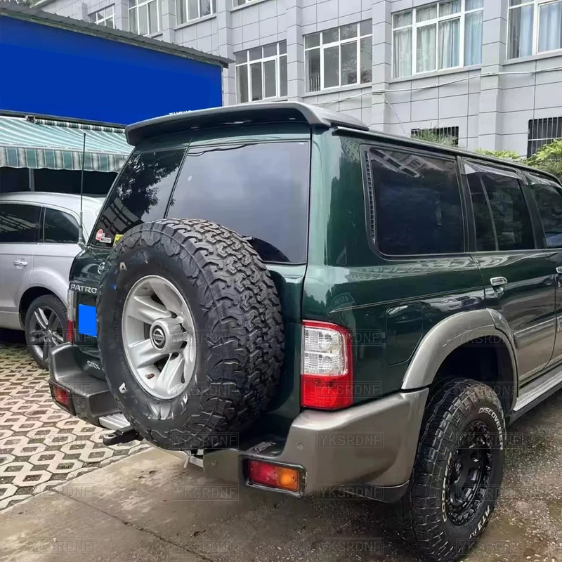 

Задний спойлер из АБС-пластика для Nissan патруль Y61 1998-2004, крышка багажника, Стайлинг автомобиля