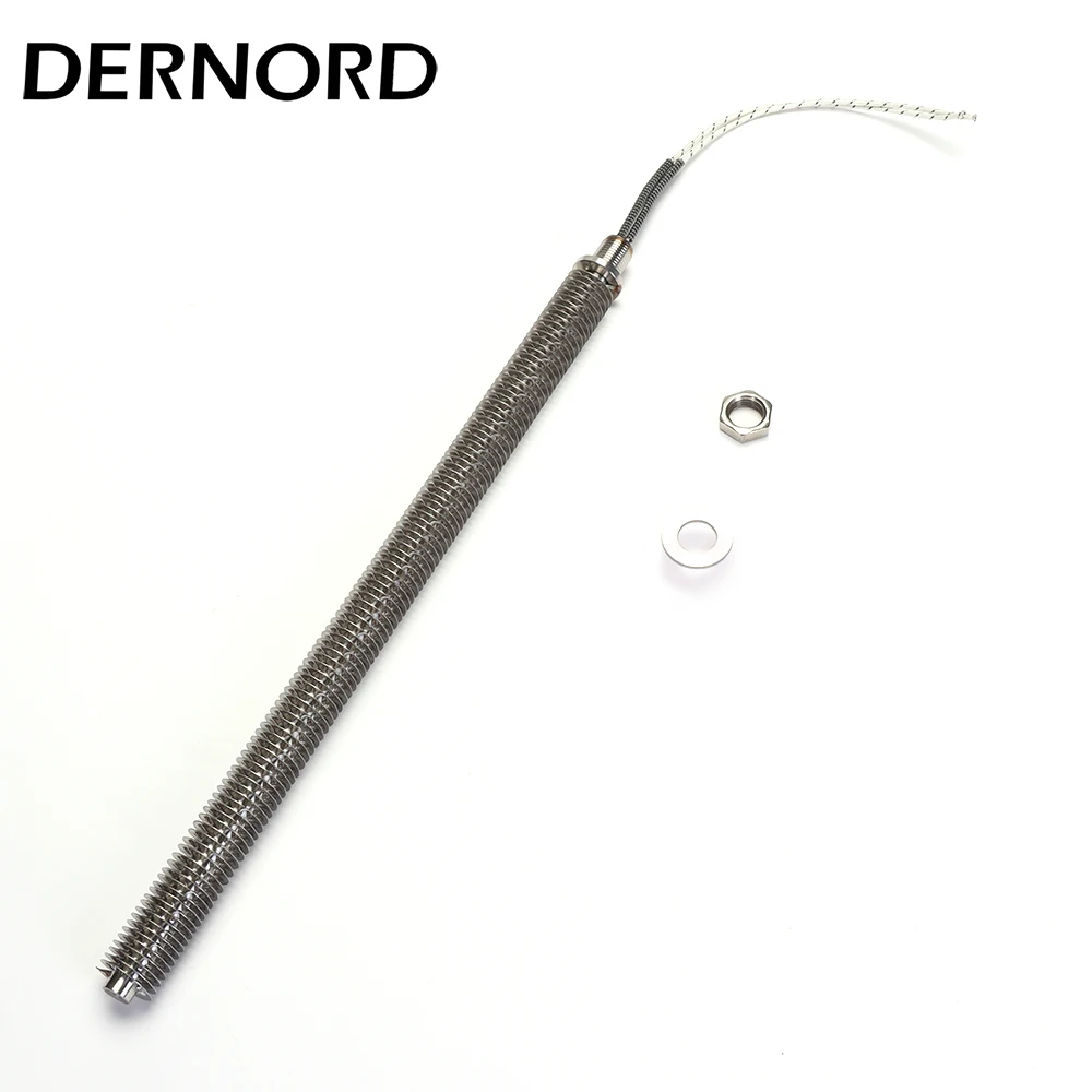 DERNORD 220V Straight  Fin Heater M18 Electric Air Heating Element 300w/500w/600w/800w/1000w Drying  Resistance