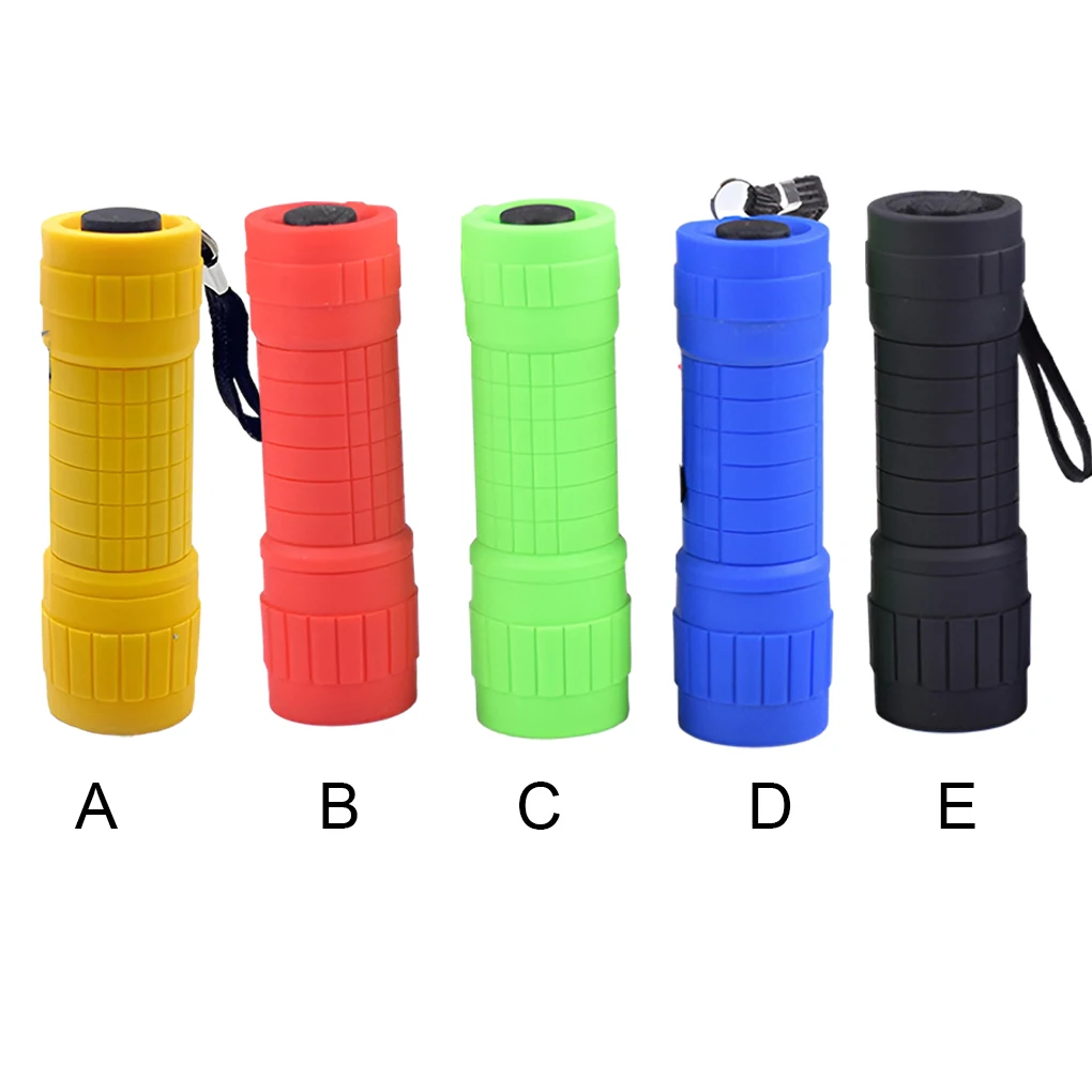 ABS Outdoor Torch Set - Essential Gear For All Types Of Activities For All Types Of Outdoor Activities LED Flashlight Black