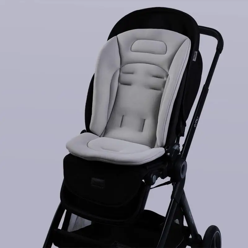 Baby Stroller Cushion Stroller & Seat Insert Liner Breathable Cotton Dirt Resistant Washable Adjustable Versatile Seat Liners