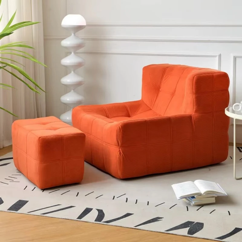 One-bedroom lazy leisure sofa armless tatami lazy sofa with living room ottoman