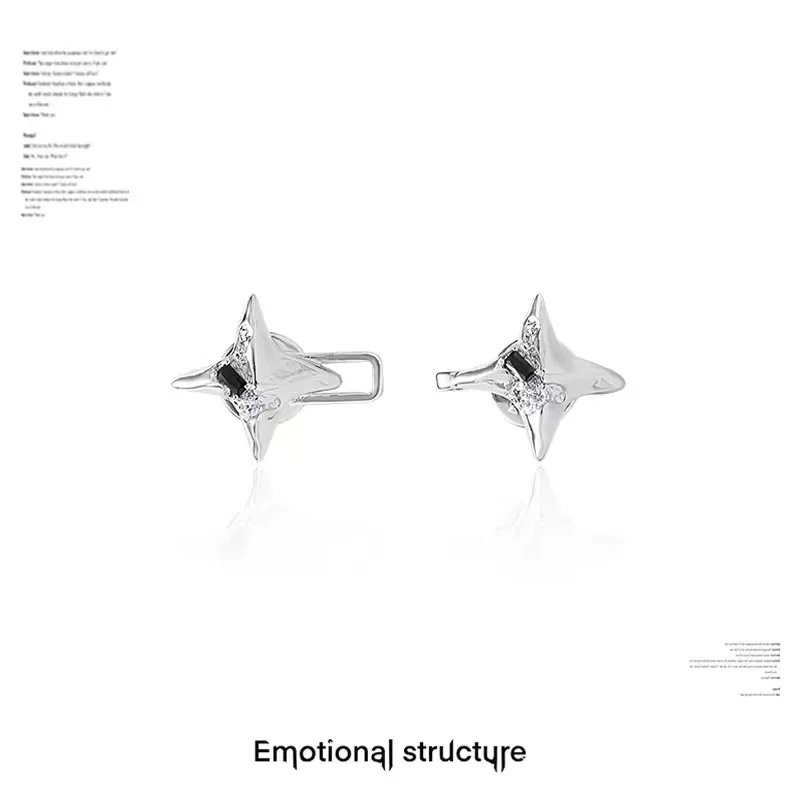 Outil de serrage de taille étoile à quatre branches de tempérament, boucle de taille réglable, jean à la mode, boucle de taille fixe