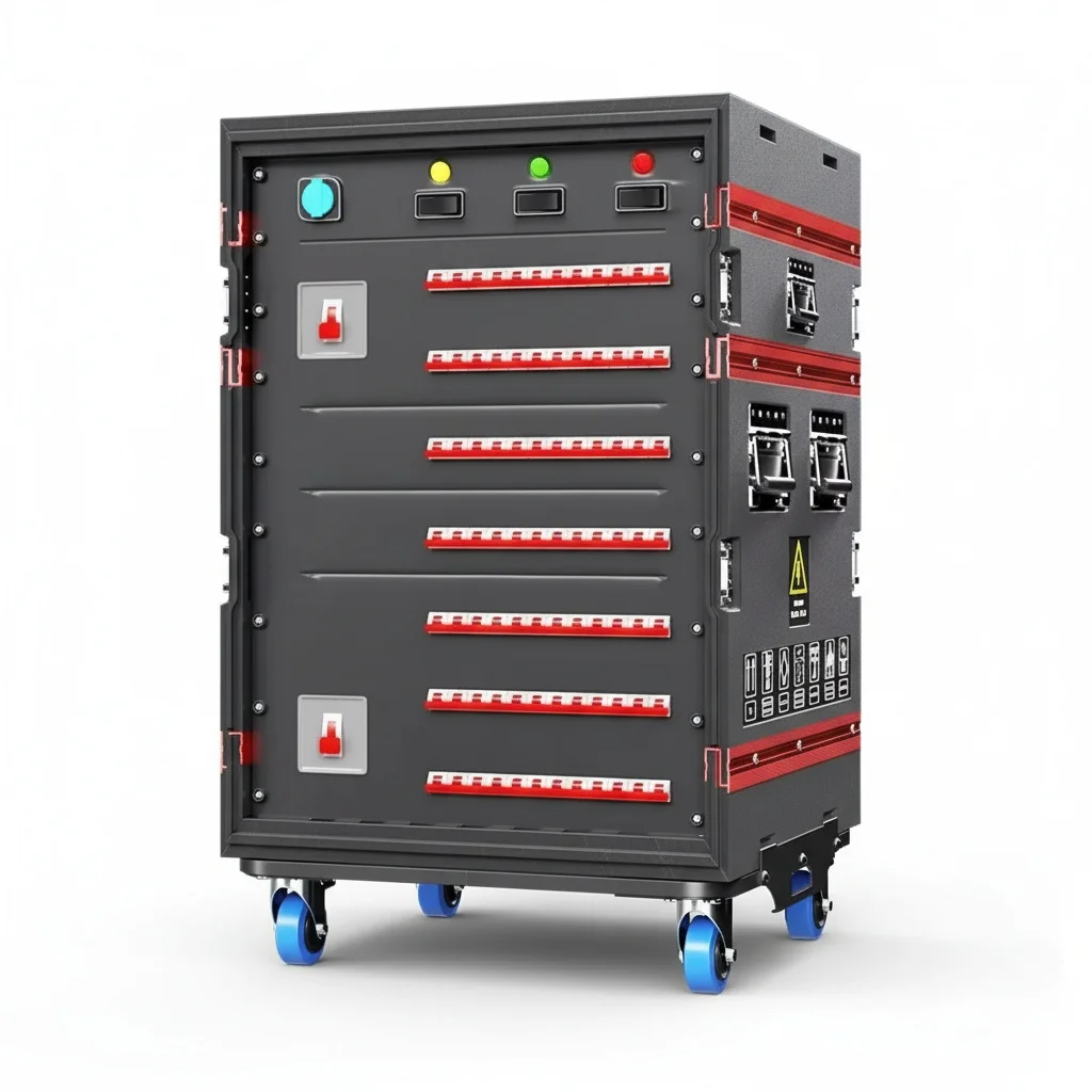 

16U Flight Case, PE+ABS Plastic Aviation Case with Aluminium Frame, 21 Inch Heavy Duty Equipment Case for Stage Lighting