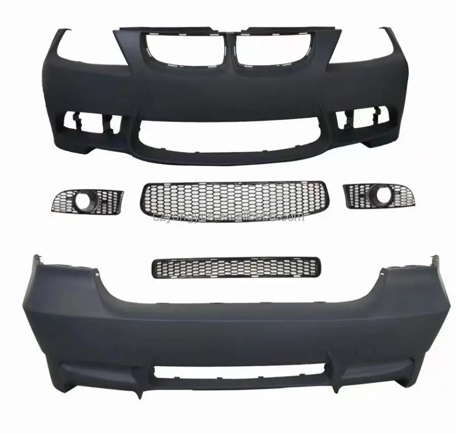 

E90 Front Lower Grill Center Grille Stripes Pre Facelift M3 Body Kit Msport Front Grille for BMW 3 Series E90 Lci 2005-2012