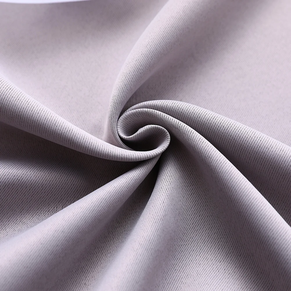 

1Pcs Stylish Hollow-Out Double Layer Blackout Curtain Grey 250x100cm Window Curtain for Living Room Bedroom Home