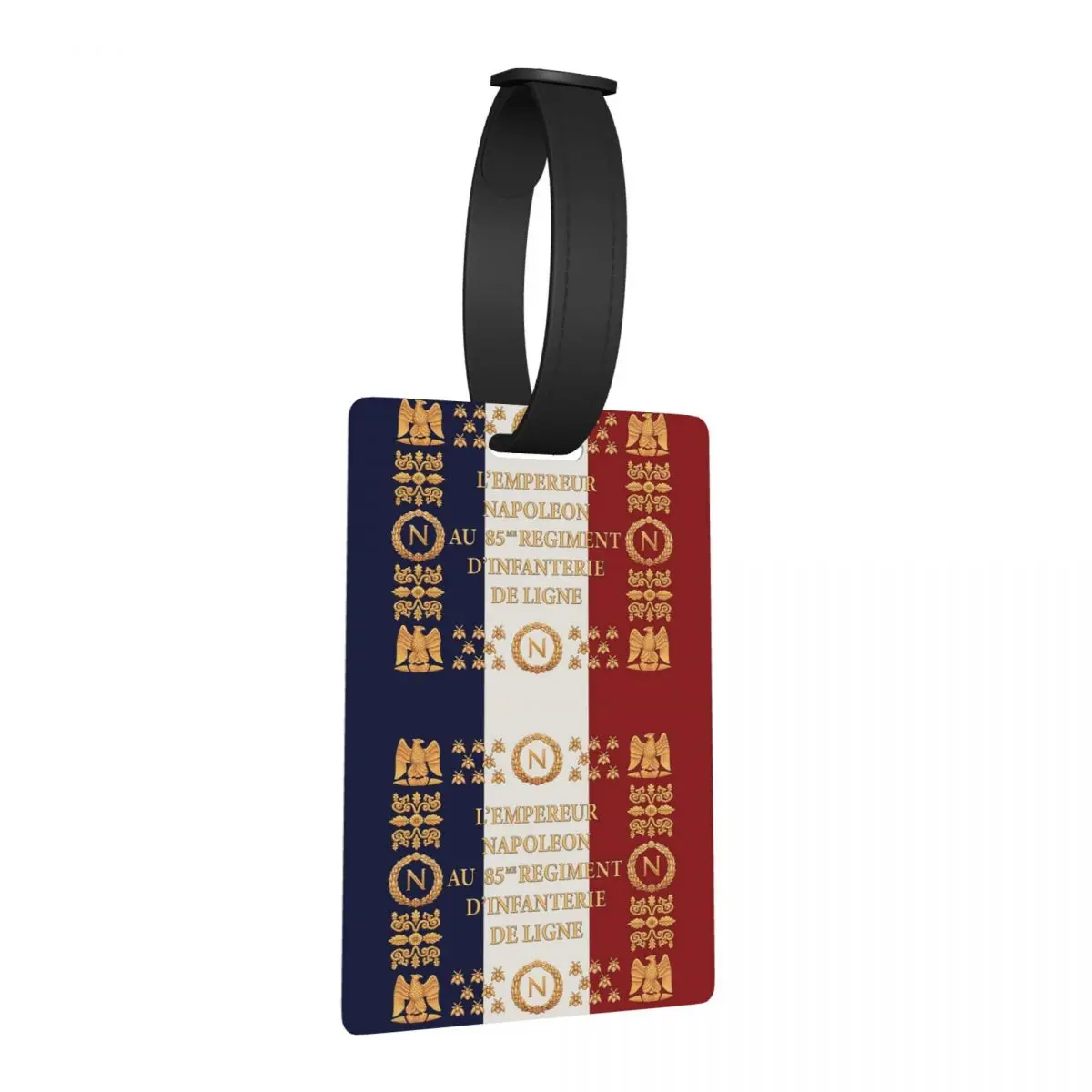 

Napoleonic French 85th Regimental Flag Luggage Tags Suitcase Travel Portable Baggage Boarding Tag Label Holder ID Name Address