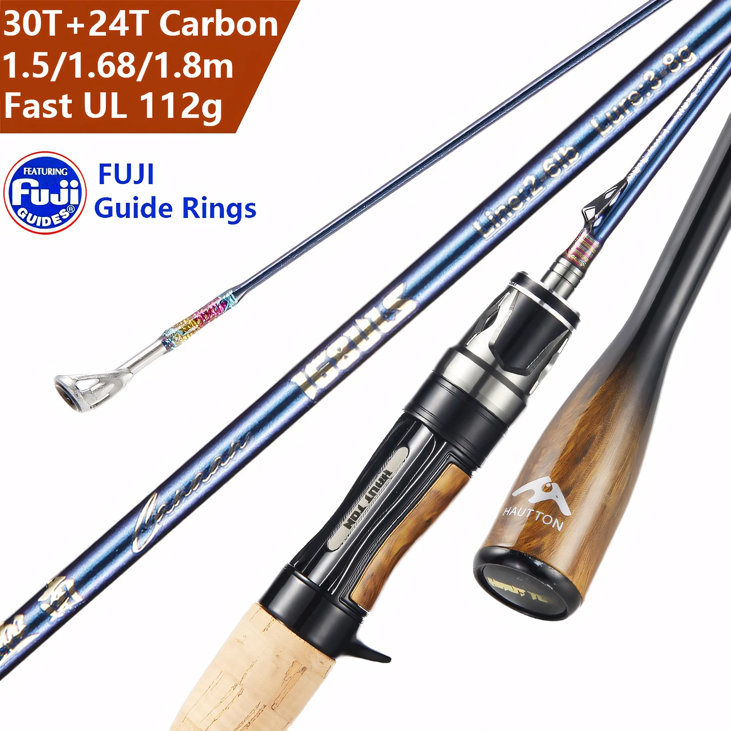 fuji ultraleve fibra de carbono lure rod guia aneis ul spinning fundicao rod truta baixo carpa vara de pesca fluxo pesca polo ferramenta 01