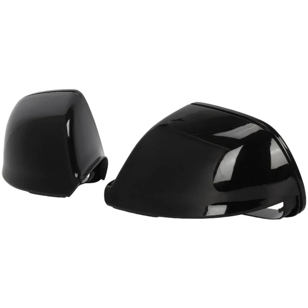 Mirror Cover Cap 1Pair Gloss Black for For Q5 2009 to 2017 and For Q7 2007 to 2015 8R08575287 Plastic Replacement