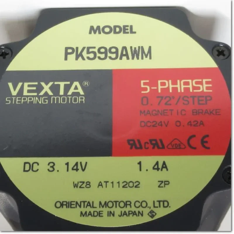 One New Oriental Motor Vexta PK599AWM 5 Phase Stepping Motor Model