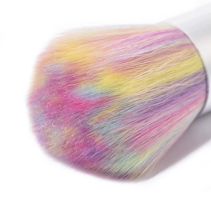 1/3/5pcs Rainbow Nail Dust Brush Mini Soft Bristle Cleaning Tool Gentle Removal for UV Powder Acrylic Professional Salon Tools