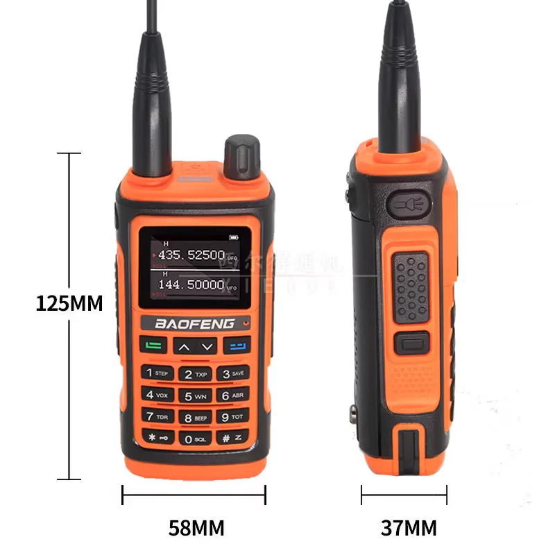 Baofeng New UV-17L Walkie Talkie Type-C Port Fast Charger 999 Channel Long Range Portable Station Fm Powerful Zone LED