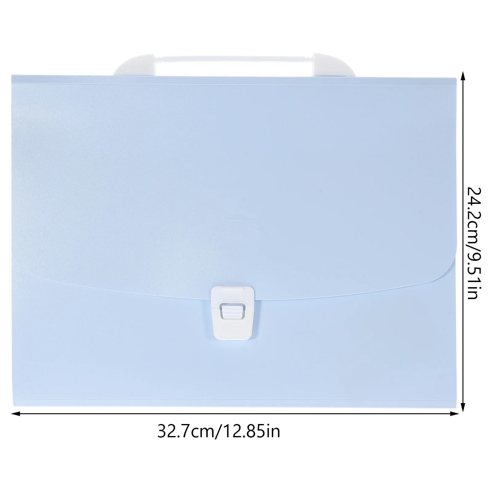 Expanding File Folder Organizer Plastic Material Portable Lightweight Easy Carry Use Document Wallet Document Wallet