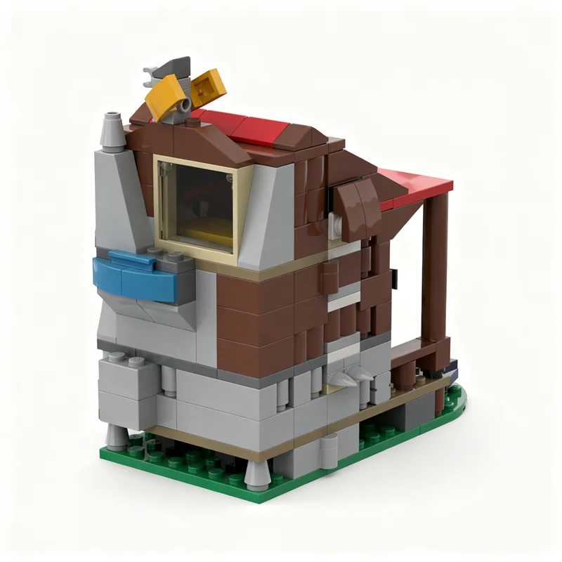 288-teiliges MOC Waldhütte Creator 3-in-1 Modellbausatz Spielzeug Konstruktion DIY Kreative Weihnachtsgeschenkidee Bildung