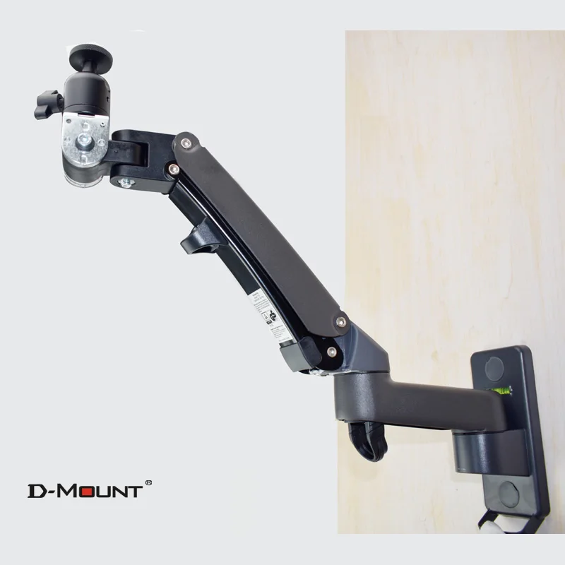 DL-F15PR 3-12kg universal projector wall mount gas spring Full Motion mount small mini projector holder 3/8 1/4 INCH