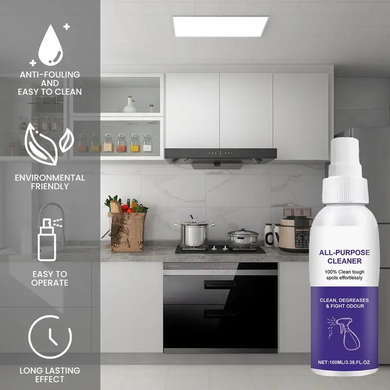 Rust Stain Remover All-Purpose Shower Cleaning Spray Kitchen Degreaser Remover Rust Out Instant Remover Spray Multipurpose Foam