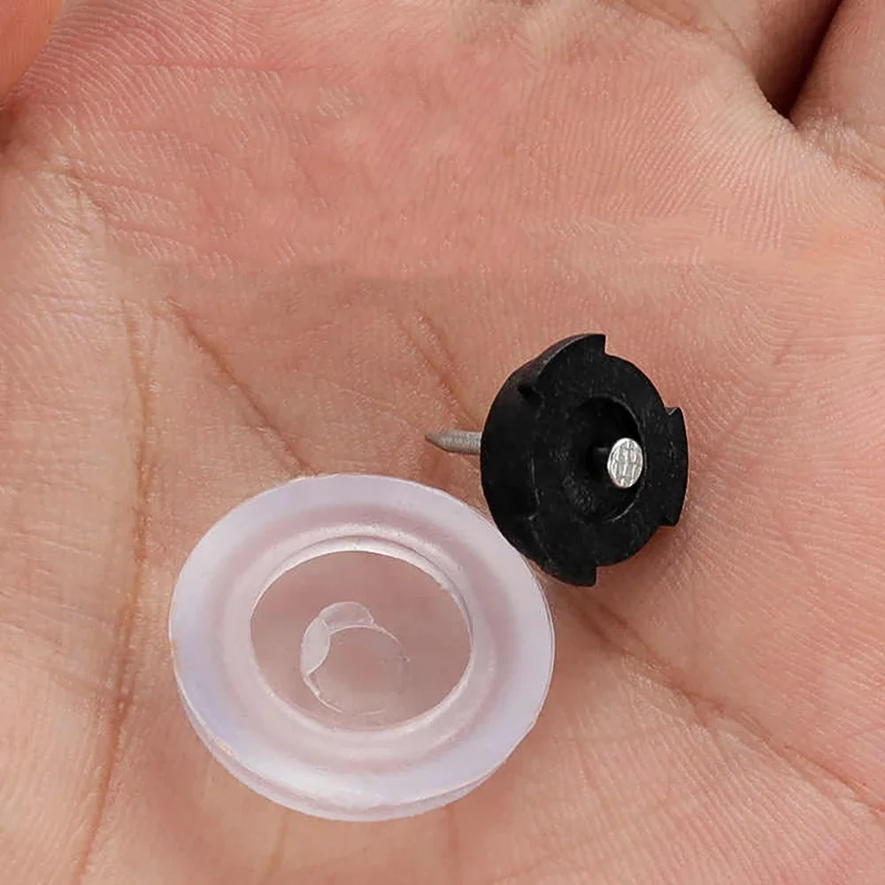 Диаметр 21 мм, ножки для мебели, резиновые скользящие гвозди, ножки стула, стола, противоскользящие защитные накладки, оранжевый/серый/прозрачный