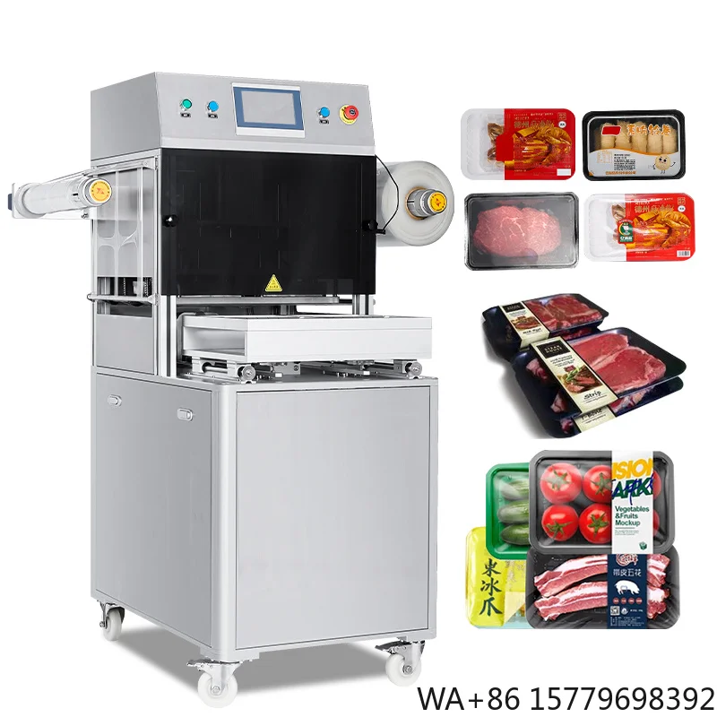 440 Sealing  for Meat Vegetable Modified Atmosphere Packaging Tray Sealer for Paper Pouches