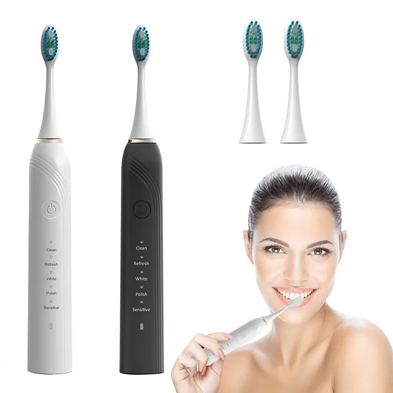 Ipx7 Cepillo Electrico s Biodegradable New Smart Rechargeable Cheap Electric UltraSonics Sonics Toothbrush