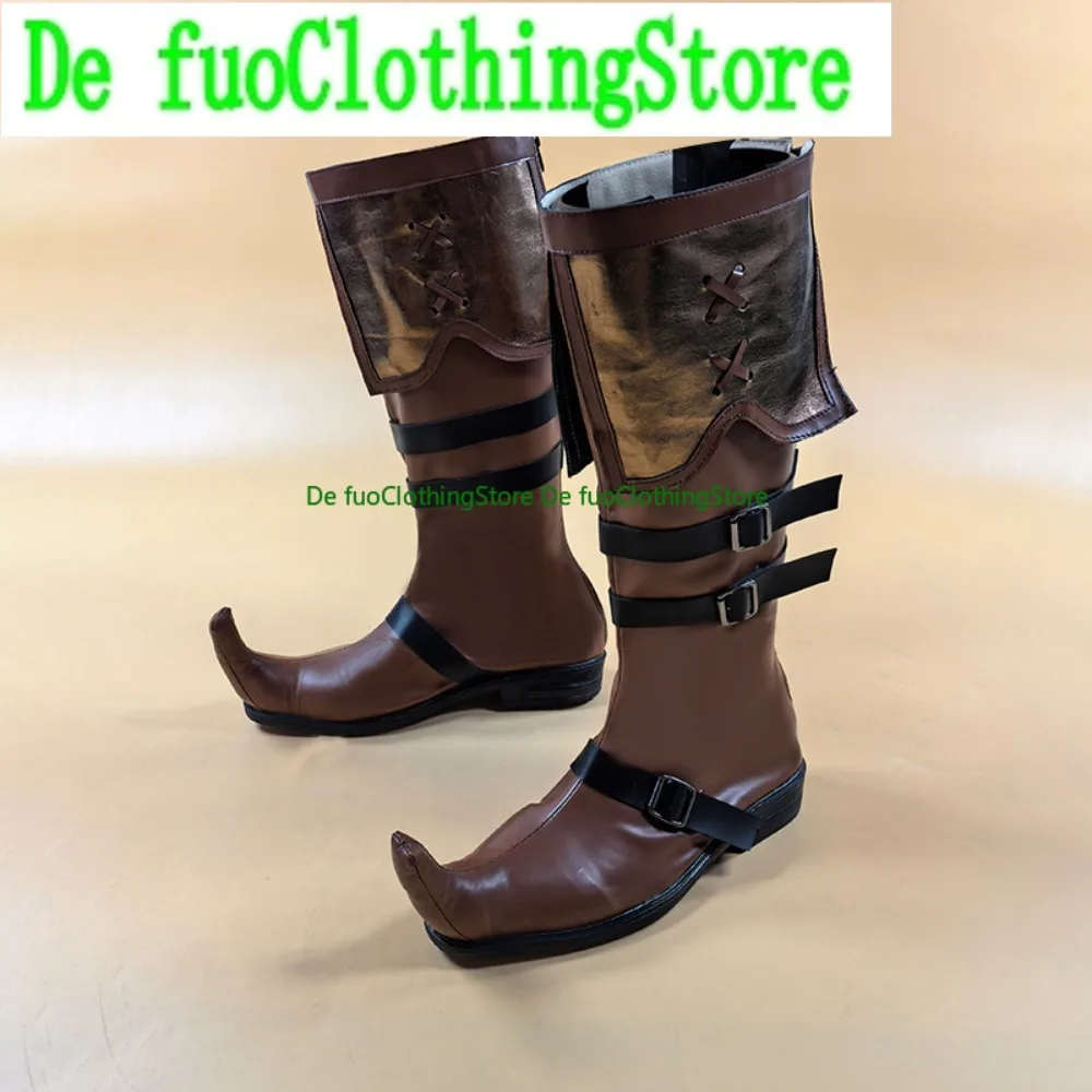 

Defuo Identity V Professor Bard Skin Обувь для косплея Аниме Конвенция Аниме Игры Ролевая обувь и ботинки Хэллоуин Вечеринка