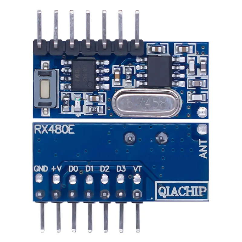 315mhz 433mhz Wireless Coding Transmitter Decoding Receiver Module 4 CH Output for 433Mhz Remote Controller DIY