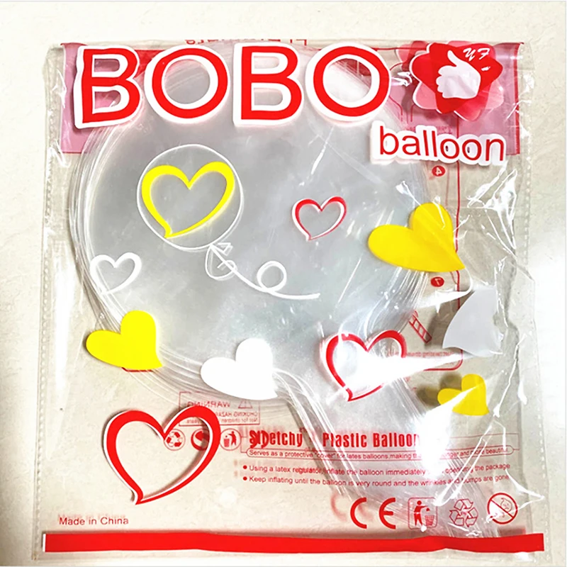 10 Stück 8/10/12/16/18/20/24 Zoll transparente Bobo-Ballons, klare Bubble-Ballons für Hochzeits- und Geburtstagsfeier-Dekoration, Heliumballons – Detail 2