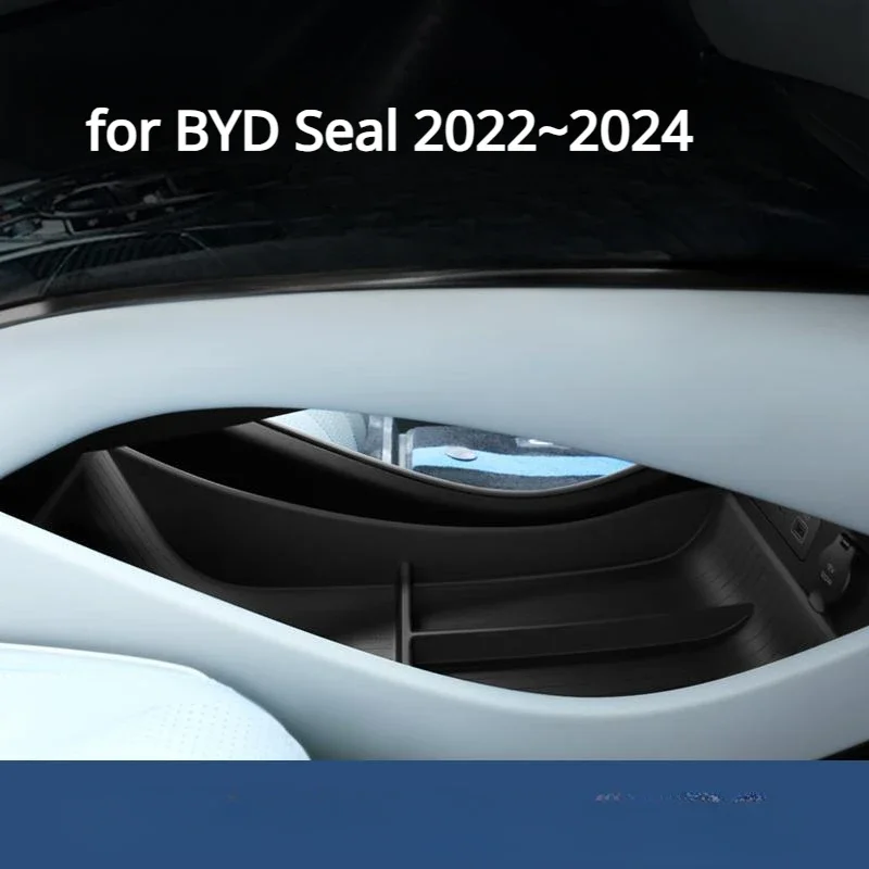 Car Organizer Box for BYD Seal Atto 4 EV 2022~2024 2023 Holder Sundries Packing Central Armrest Control Storage Tray Accessories