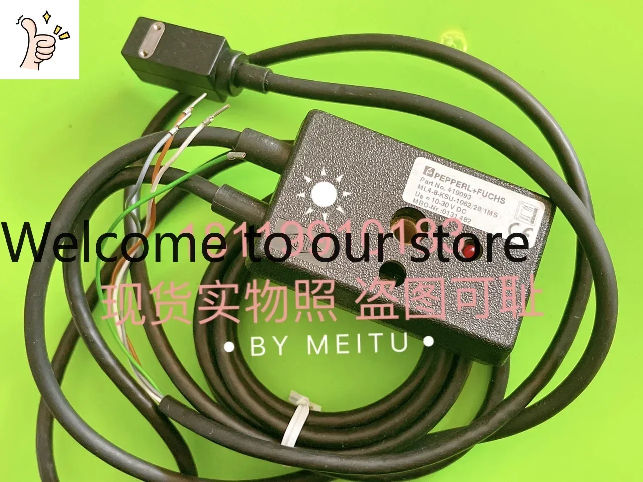 Sensor P+F Bagafo ML4-8-KSU-1062/28/1MS para Máquina de Dobrar 2026 MBO-Nr. :0131 482
