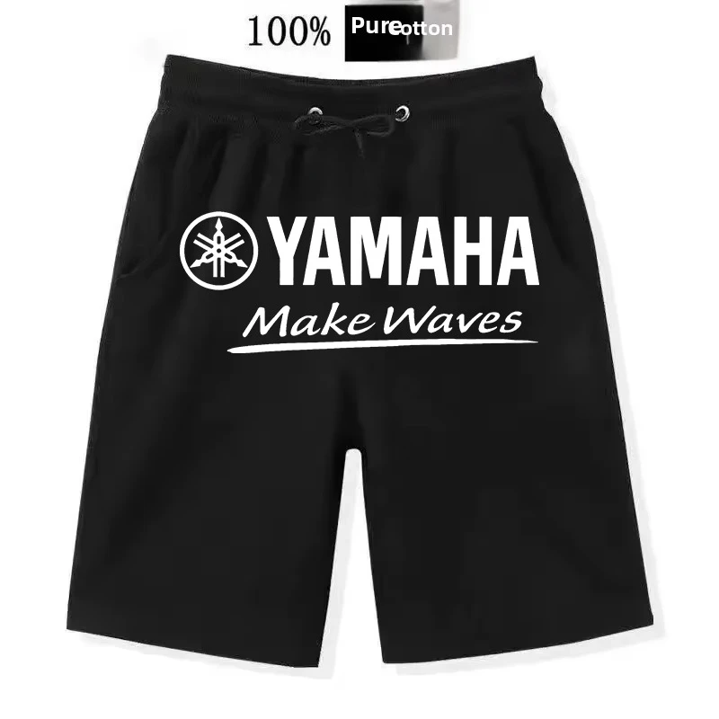 

Летние модные новые велосипедные шорты Yamaha, мужские трендовые YAMAHA, повседневные спортивные брюки с пятью точками мотоцикла для любителей тяжелого локомотива