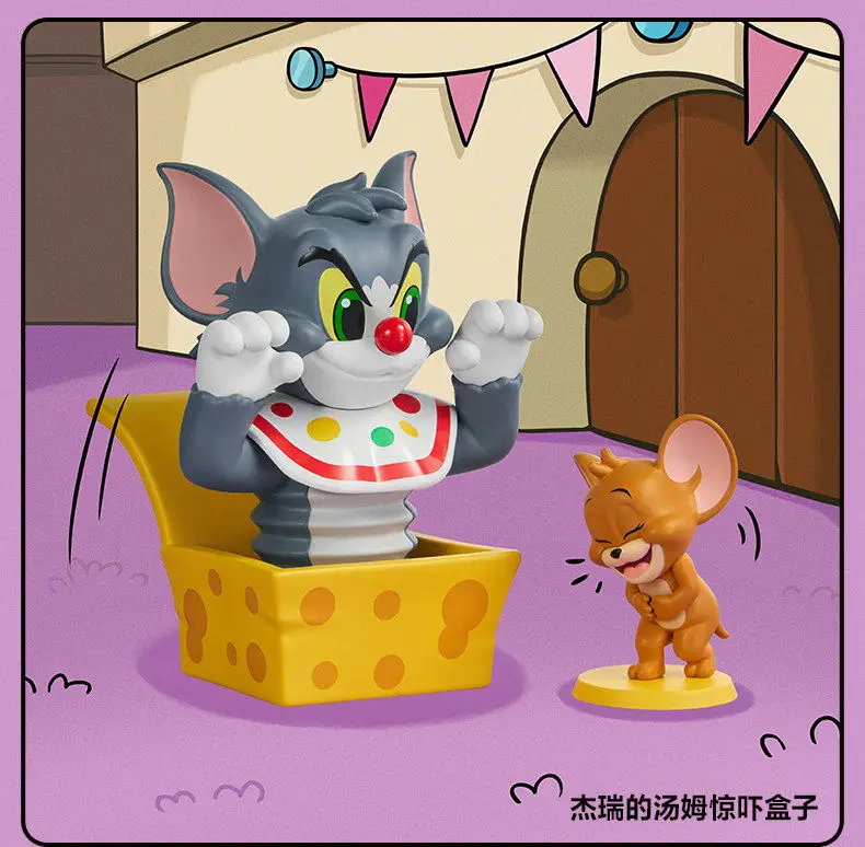 Original POPMART Tom und Jerry Mischief Land Serie Blind Box Sammlerstück Desktop-Ornament Actionfiguren Modelle Spielzeug Geburtstagsgeschenk – Detail 8