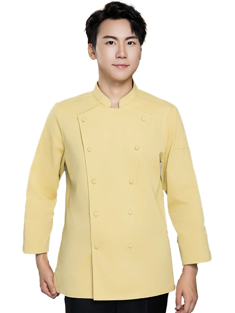 Professional Cook Uniform Restaurant Chef Clothes Hotel Kitchen Jacket Bakery Cafe Waiter Work Clothes Catering Workwear